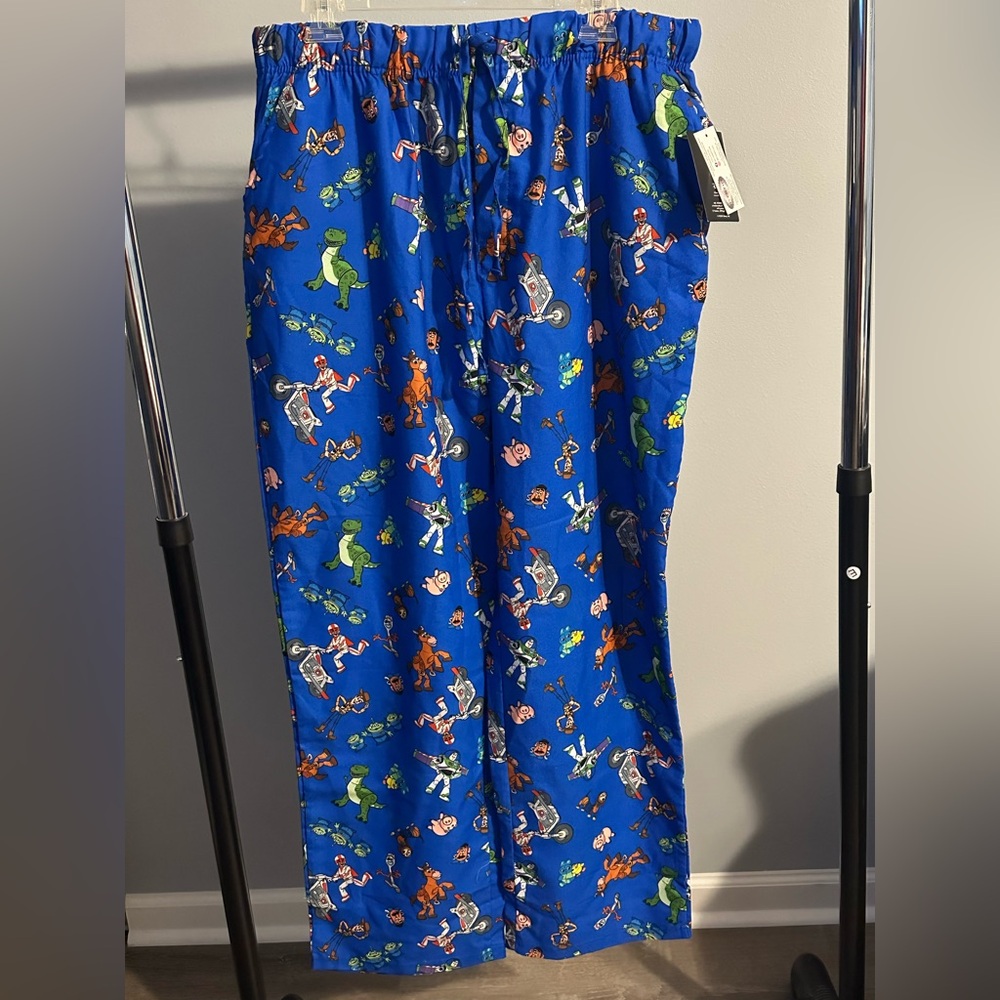 Men's Blue Toy Story Pajama Bottoms